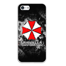 Чехол для iPhone 5/5S матовый с принтом UMBRELLA CORP в Екатеринбурге, Силикон | Область печати: задняя сторона чехла, без боковых панелей | ada wong | biohazard | leon | nemesis | project resistance | raccoon city | re2 | resident evil 2 | rpd | stars | umbrella | ада вонг | амбрелла | немесис | ужасы