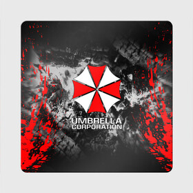 Магнит виниловый Квадрат с принтом UMBRELLA CORP | АМБРЕЛЛА КОРП в Екатеринбурге, полимерный материал с магнитным слоем | размер 9*9 см, закругленные углы | ada wong | biohazard | leon | nemesis | project resistance | raccoon city | re2 | resident evil 2 | rpd | stars | umbrella | ада вонг | амбрелла | немесис | ужасы