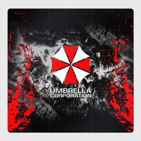 Магнитный плакат 3Х3 с принтом UMBRELLA CORP | АМБРЕЛЛА КОРП в Екатеринбурге, Полимерный материал с магнитным слоем | 9 деталей размером 9*9 см | ada wong | biohazard | leon | nemesis | project resistance | raccoon city | re2 | resident evil 2 | rpd | stars | umbrella | ада вонг | амбрелла | немесис | ужасы