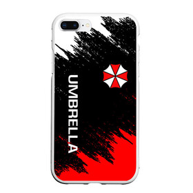 Чехол для iPhone 7Plus/8 Plus матовый с принтом UMBRELLA CORP в Екатеринбурге, Силикон | Область печати: задняя сторона чехла, без боковых панелей | ada wong | biohazard | leon | nemesis | project resistance | raccoon city | re2 | resident evil 2 | rpd | stars | umbrella | ада вонг | амбрелла | немесис | ужасы