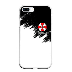 Чехол для iPhone 7Plus/8 Plus матовый с принтом UMBRELLA CORP в Екатеринбурге, Силикон | Область печати: задняя сторона чехла, без боковых панелей | ada wong | biohazard | leon | nemesis | project resistance | raccoon city | re2 | resident evil 2 | rpd | stars | umbrella | ада вонг | амбрелла | немесис | ужасы