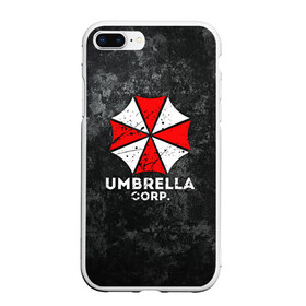 Чехол для iPhone 7Plus/8 Plus матовый с принтом UMBRELLA CORP в Екатеринбурге, Силикон | Область печати: задняя сторона чехла, без боковых панелей | ada wong | biohazard | leon | nemesis | project resistance | raccoon city | re2 | resident evil 2 | rpd | stars | umbrella | ада вонг | амбрелла | немесис | ужасы