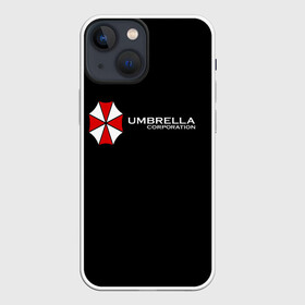 Чехол для iPhone 13 mini с принтом Umbrella Corporation в Екатеринбурге,  |  | апокалипсис | зла | зомби | обитель | твирус