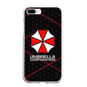 Чехол для iPhone 7Plus/8 Plus матовый с принтом UMBRELLA CORP в Екатеринбурге, Силикон | Область печати: задняя сторона чехла, без боковых панелей | ada wong | biohazard | leon | nemesis | project resistance | raccoon city | re2 | resident evil 2 | rpd | stars | umbrella | ада вонг | амбрелла | немесис | ужасы