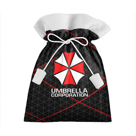 Подарочный 3D мешок с принтом UMBRELLA CORP | АМБРЕЛЛА КОРП в Екатеринбурге, 100% полиэстер | Размер: 29*39 см | Тематика изображения на принте: ada wong | biohazard | leon | nemesis | project resistance | raccoon city | re2 | resident evil 2 | rpd | stars | umbrella | ада вонг | амбрелла | немесис | ужасы