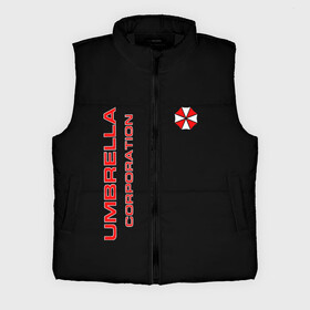 Мужской жилет утепленный 3D с принтом Umbrella Corporation в Екатеринбурге,  |  | corporation | umbrella | umbrella corporation | амбрела | амбрелла корпорейшн | военная корпорация | корпорация | фармацевтическая корпорация