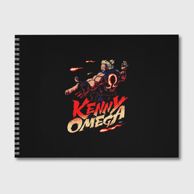 Альбом для рисования с принтом Kenny Omega Street Fighter в Екатеринбурге, 100% бумага
 | матовая бумага, плотность 200 мг. | kennyomega aew streetfighter