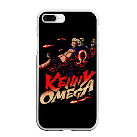 Чехол для iPhone 7Plus/8 Plus матовый с принтом Kenny Omega Street Fighter в Екатеринбурге, Силикон | Область печати: задняя сторона чехла, без боковых панелей | kennyomega aew streetfighter