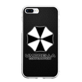 Чехол для iPhone 7Plus/8 Plus матовый с принтом Umbrella Corporation в Екатеринбурге, Силикон | Область печати: задняя сторона чехла, без боковых панелей | corporation | umbrella | umbrella corporation | амбрела | амбрелла корпорейшн | военная корпорация | корпорация | фармацевтическая корпорация