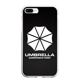 Чехол для iPhone 7Plus/8 Plus матовый с принтом Umbrella Corporation в Екатеринбурге, Силикон | Область печати: задняя сторона чехла, без боковых панелей | corporation | umbrella | umbrella corporation | амбрела | амбрелла корпорейшн | военная корпорация | корпорация | фармацевтическая корпорация