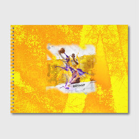 Альбом для рисования с принтом Kobe Bryant в Екатеринбурге, 100% бумага
 | матовая бумага, плотность 200 мг. | angeles | bryant | kobe | lakers | los | nba | баскетбольный | клуб