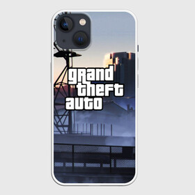 Чехол для iPhone 13 с принтом Grand Theft Auto в Екатеринбурге,  |  | grand theft auto 2 | grand theft auto 3 | grand theft auto v | grand theft auto: san andreas | grand theft auto: vice city | gta 1 | gta 2 | gta 3 | gta 4 | gta 5 | gta online | gta v | город | игры