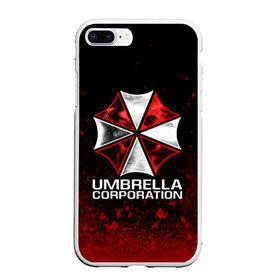 Чехол для iPhone 7Plus/8 Plus матовый с принтом UMBRELLA CORP в Екатеринбурге, Силикон | Область печати: задняя сторона чехла, без боковых панелей | ada wong | biohazard | leon | nemesis | project resistance | raccoon city | re2 | resident evil 2 | rpd | stars | umbrella | ада вонг | амбрелла | немесис | ужасы