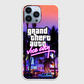 Чехол для iPhone 13 Pro Max с принтом Grand Theft Auto Vice City в Екатеринбурге,  |  | grand theft auto 2 | grand theft auto 3 | grand theft auto v | grand theft auto: san andreas | grand theft auto: vice city | gta 1 | gta 2 | gta 3 | gta 4 | gta 5 | gta online | gta v | город | игры