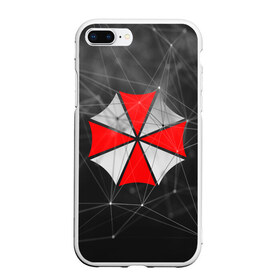 Чехол для iPhone 7Plus/8 Plus матовый с принтом UMBRELLA CORP в Екатеринбурге, Силикон | Область печати: задняя сторона чехла, без боковых панелей | ada wong | biohazard | leon | nemesis | project resistance | raccoon city | re2 | resident evil 2 | rpd | stars | umbrella | ада вонг | амбрелла | немесис | ужасы