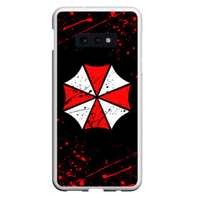 Чехол для Samsung S10E с принтом UMBRELLA CORP в Екатеринбурге, Силикон | Область печати: задняя сторона чехла, без боковых панелей | ada wong | biohazard | leon | nemesis | project resistance | raccoon city | re2 | resident evil 2 | rpd | stars | umbrella | ада вонг | амбрелла | немесис | ужасы