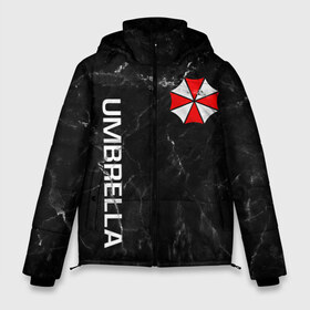 Мужская зимняя куртка 3D с принтом UMBRELLA CORP в Екатеринбурге, верх — 100% полиэстер; подкладка — 100% полиэстер; утеплитель — 100% полиэстер | длина ниже бедра, свободный силуэт Оверсайз. Есть воротник-стойка, отстегивающийся капюшон и ветрозащитная планка. 

Боковые карманы с листочкой на кнопках и внутренний карман на молнии. | Тематика изображения на принте: ada wong | biohazard | leon | nemesis | project resistance | raccoon city | re2 | resident evil 2 | rpd | stars | umbrella | ада вонг | амбрелла | немесис | ужасы