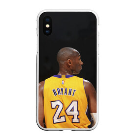 Чехол для iPhone XS Max матовый с принтом Kobe Bryant в Екатеринбурге, Силикон | Область печати: задняя сторона чехла, без боковых панелей | angeles | basketball | bean | black mamba | bryant | kobe | lakers | los | nba | sport | usa | баскетбол | бин | брайант | коби | лейкерс | лос анджелес | нба | сша | черная мамба