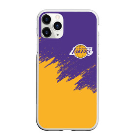 Чехол для iPhone 11 Pro матовый с принтом LA LAKERS в Екатеринбурге, Силикон |  | america | basketball | kobe bryant | la | la lakers | lakers | los angeles lakers | nba | usa | баскетбол | кобе брайант | лос анджелес лейкерс | нба | сша