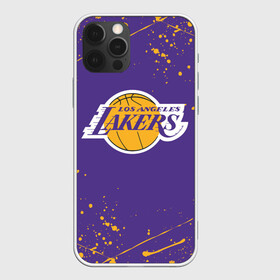 Чехол для iPhone 12 Pro с принтом LA LAKERS в Екатеринбурге, силикон | область печати: задняя сторона чехла, без боковых панелей | america | basketball | kobe bryant | la | la lakers | lakers | los angeles lakers | nba | usa | баскетбол | кобе брайант | лос анджелес лейкерс | нба | сша