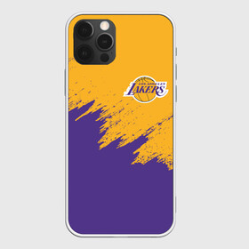 Чехол для iPhone 12 Pro с принтом LA LAKERS | ЛЕЙКЕРС в Екатеринбурге, силикон | область печати: задняя сторона чехла, без боковых панелей | Тематика изображения на принте: america | basketball | kobe bryant | la | la lakers | lakers | los angeles lakers | nba | usa | баскетбол | кобе брайант | лос анджелес лейкерс | нба | сша