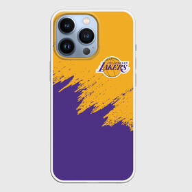 Чехол для iPhone 13 Pro с принтом LA LAKERS | ЛЕЙКЕРС в Екатеринбурге,  |  | america | basketball | kobe bryant | la | la lakers | lakers | los angeles lakers | nba | usa | баскетбол | кобе брайант | лос анджелес лейкерс | нба | сша