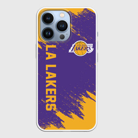 Чехол для iPhone 13 Pro с принтом LA LAKERS в Екатеринбурге,  |  | america | basketball | kobe bryant | la | la lakers | lakers | los angeles lakers | nba | usa | баскетбол | кобе брайант | лос анджелес лейкерс | нба | сша