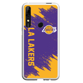 Чехол для Honor P Smart Z с принтом LA LAKERS в Екатеринбурге, Силикон | Область печати: задняя сторона чехла, без боковых панелей | Тематика изображения на принте: america | basketball | kobe bryant | la | la lakers | lakers | los angeles lakers | nba | usa | баскетбол | кобе брайант | лос анджелес лейкерс | нба | сша