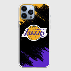 Чехол для iPhone 13 Pro Max с принтом LA LAKERS в Екатеринбурге,  |  | Тематика изображения на принте: america | basketball | kobe bryant | la | la lakers | lakers | los angeles lakers | nba | usa | баскетбол | кобе брайант | лос анджелес лейкерс | нба | сша