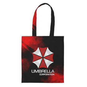 Шоппер 3D с принтом UMBRELLA CORP в Екатеринбурге, 100% полиэстер | Плотность: 200 г/м2; Размер: 34×35 см; Высота лямок: 30 см | biohazard | biohazard 7 | crocodile | fang | game | hand | monster | new umbrella | resident evil | resident evil 7 | umbrella | umbrella corp | umbrella corporation | zombie | обитель