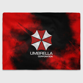 Плед 3D с принтом UMBRELLA CORP в Екатеринбурге, 100% полиэстер | закругленные углы, все края обработаны. Ткань не мнется и не растягивается | biohazard | biohazard 7 | crocodile | fang | game | hand | monster | new umbrella | resident evil | resident evil 7 | umbrella | umbrella corp | umbrella corporation | zombie | обитель