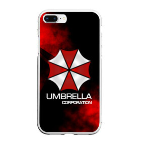 Чехол для iPhone 7Plus/8 Plus матовый с принтом UMBRELLA CORP в Екатеринбурге, Силикон | Область печати: задняя сторона чехла, без боковых панелей | biohazard | biohazard 7 | crocodile | fang | game | hand | monster | new umbrella | resident evil | resident evil 7 | umbrella | umbrella corp | umbrella corporation | zombie | обитель