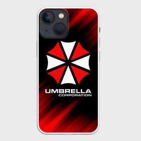 Чехол для iPhone 13 mini с принтом Umbrella Corporation в Екатеринбурге,  |  | corp | corporation | resident evil | umbrella | umbrella corporation | зомби апокалипсис | зонт | игра