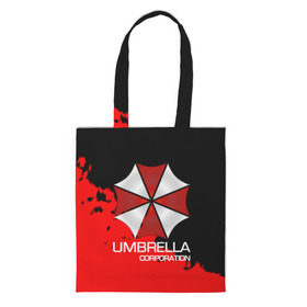 Шоппер 3D с принтом UMBRELLA CORP в Екатеринбурге, 100% полиэстер | Плотность: 200 г/м2; Размер: 34×35 см; Высота лямок: 30 см | biohazard | biohazard 7 | crocodile | fang | game | hand | monster | new umbrella | resident evil | resident evil 7 | umbrella | umbrella corp | umbrella corporation | zombie | обитель