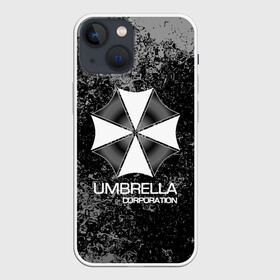 Чехол для iPhone 13 mini с принтом UMBRELLA CORP в Екатеринбурге,  |  | biohazard | biohazard 7 | crocodile | fang | game | hand | monster | new umbrella | resident evil | resident evil 7 | umbrella | umbrella corp | umbrella corporation | zombie | обитель