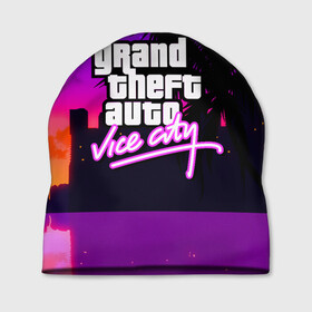 Шапка 3D с принтом GTA:VICE CITY в Екатеринбурге, 100% полиэстер | универсальный размер, печать по всей поверхности изделия | grand theft auto 2 | grand theft auto 3 | grand theft auto v | grand theft auto: san andreas | grand theft auto: vice city | gta 1 | gta 2 | gta 3 | gta 4 | gta 5 | gta online | gta v | город | игры