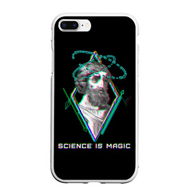 Чехол для iPhone 7Plus/8 Plus матовый с принтом Magic is science - Пифагор в Екатеринбурге, Силикон | Область печати: задняя сторона чехла, без боковых панелей | magic | science | астрономия | геометрия | картинки | математика | мем | наука | пифагор | приколы | треугольник | физика | школа | школьник