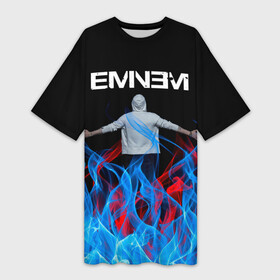 Платье-футболка 3D с принтом EMINEM. в Екатеринбурге,  |  | eminem | marshall bruce mathers | rap | зарубежный реп | маршалл брюс мэтерс | музыка | реп | рэпер | эминем