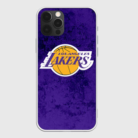 Чехол для iPhone 12 Pro с принтом LA LAKERS в Екатеринбурге, силикон | область печати: задняя сторона чехла, без боковых панелей | america | basketball | kobe bryant | la | la lakers | lakers | los angeles lakers | nba | usa | баскетбол | кобе брайант | лос анджелес лейкерс | нба | сша