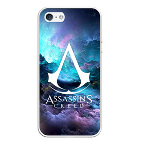 Чехол для iPhone 5/5S матовый с принтом ASSASSIN`S CREED в Екатеринбурге, Силикон | Область печати: задняя сторона чехла, без боковых панелей | slayer | асасин | ассасин крид | ассассин | тамплиеры