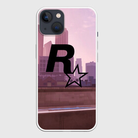 Чехол для iPhone 13 с принтом ROCKSTAR в Екатеринбурге,  |  | grand theft auto 2 | grand theft auto 3 | grand theft auto v | grand theft auto: san andreas | grand theft auto: vice city | gta 1 | gta 2 | gta 3 | gta 4 | gta 5 | gta online | gta v | город | игры