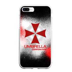 Чехол для iPhone 7Plus/8 Plus матовый с принтом UMBRELLA CORP в Екатеринбурге, Силикон | Область печати: задняя сторона чехла, без боковых панелей | biohazard | biohazard 7 | crocodile | fang | game | hand | monster | new umbrella | resident evil | resident evil 7 | umbrella | umbrella corp | umbrella corporation | zombie | обитель