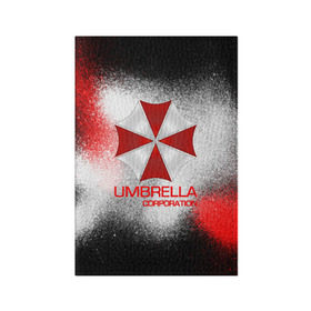 Обложка для паспорта матовая кожа с принтом UMBRELLA CORP в Екатеринбурге, натуральная матовая кожа | размер 19,3 х 13,7 см; прозрачные пластиковые крепления | biohazard | biohazard 7 | crocodile | fang | game | hand | monster | new umbrella | resident evil | resident evil 7 | umbrella | umbrella corp | umbrella corporation | zombie | обитель