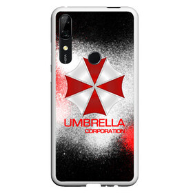 Чехол для Honor P Smart Z с принтом UMBRELLA CORP в Екатеринбурге, Силикон | Область печати: задняя сторона чехла, без боковых панелей | biohazard | biohazard 7 | crocodile | fang | game | hand | monster | new umbrella | resident evil | resident evil 7 | umbrella | umbrella corp | umbrella corporation | zombie | обитель