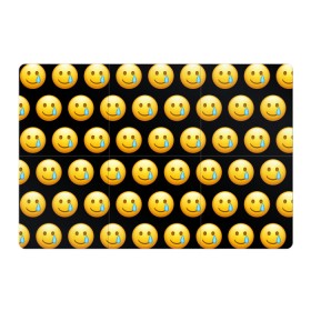 Магнитный плакат 3Х2 с принтом New Emoji в Екатеринбурге, Полимерный материал с магнитным слоем | 6 деталей размером 9*9 см | Тематика изображения на принте: crying | emoji | smile | smiling face with tear | tear | плачущий | слеза | смайлик | улыбка | эмодзи