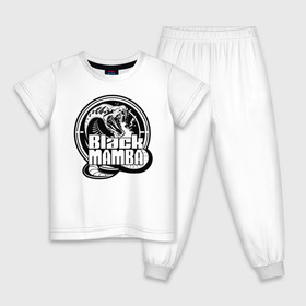 Детская пижама хлопок с принтом Kobe Bryant в Екатеринбурге, 100% хлопок |  брюки и футболка прямого кроя, без карманов, на брюках мягкая резинка на поясе и по низу штанин
 | angeles | bryant | kobe | lakers | los | nba | баскетбольный | клуб