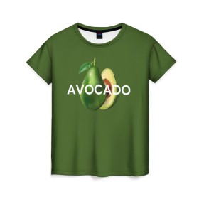 Женская футболка 3D с принтом АВОКАДО в Екатеринбурге, 100% полиэфир ( синтетическое хлопкоподобное полотно) | прямой крой, круглый вырез горловины, длина до линии бедер | avocado | character | cute pictures | exotic | fruit | nut | vegan | vegetables | vegetarian | авокадо | веган | вегетарианец | милые картинки | овощи | орех | персонаж | фрукты | экзотика