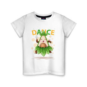 Детская футболка хлопок с принтом АВОКАДО в Екатеринбурге, 100% хлопок | круглый вырез горловины, полуприлегающий силуэт, длина до линии бедер | avocado | character | cute pictures | exotic | fruit | nut | vegan | vegetables | vegetarian | авокадо | веган | вегетарианец | милые картинки | овощи | орех | персонаж | фрукты | экзотика