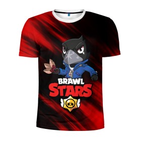 Мужская футболка 3D спортивная с принтом BRAWL STARS в Екатеринбурге, 100% полиэстер с улучшенными характеристиками | приталенный силуэт, круглая горловина, широкие плечи, сужается к линии бедра | bibi | brawl stars | crow | el brown | leon | leon shark | max | sally leon | shark | stars | werewolf | акула | биби | ворон | леон | оборотень