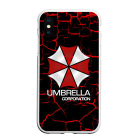 Чехол для iPhone XS Max матовый с принтом UMBRELLA CORP в Екатеринбурге, Силикон | Область печати: задняя сторона чехла, без боковых панелей | biohazard | biohazard 7 | crocodile | fang | game | hand | monster | new umbrella | resident evil | resident evil 7 | umbrella | umbrella corp | umbrella corporation | zombie | обитель